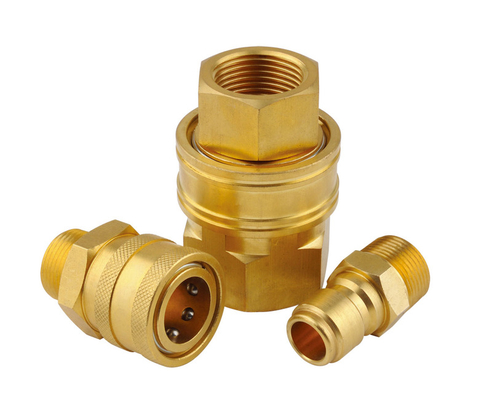 Hygiene directly by no valve hydraulic quick coupler